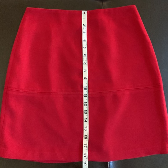 Ann Taylor Ruby Red Petite Skirt Size 4P - Picture 9 of 11